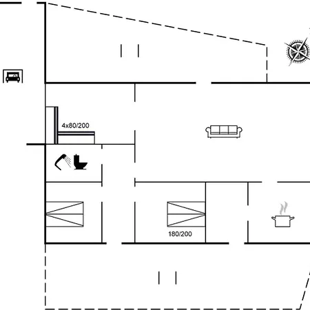 Feriehus Fridolina - 200m From The Sea By Interhome Torsted (Nordjylland)